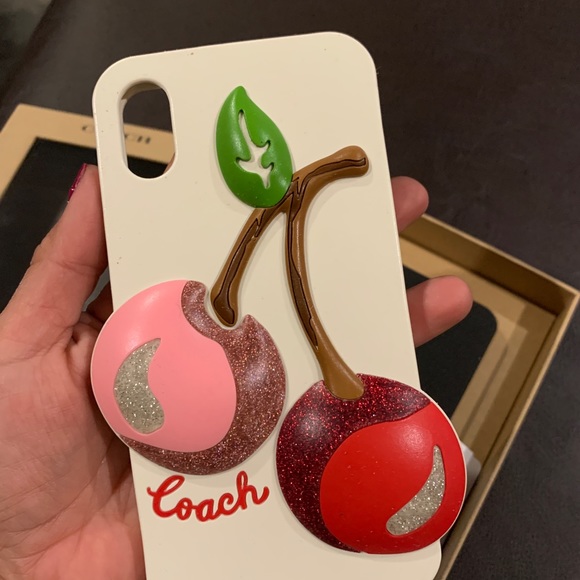 🖤 NWT cherry coach iPhone X/Xs case - Picture 3 of 5